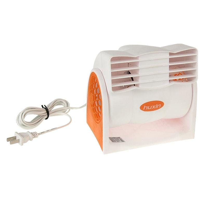 HX-T101 AC 220V 30W 2-Speed Adjustable Silent Household Bladeless Electric Fan (Orange)