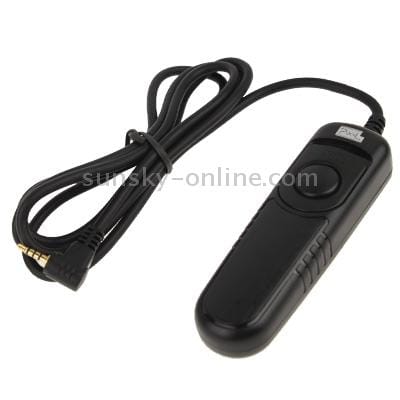 Pixel RC-201/L1 Remote Switch Shutter Release Cord for Panasonic DMC-FZ50,50K,50S,30,30K,30S,20,20K,20S,LC-1,L1 / Leica:Diglux3,Diglux2 (Black)