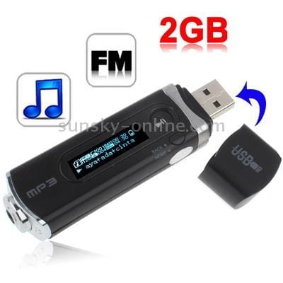 2GB MP3 Player with LCD Screen, Support FM Radio (Baby Blue)