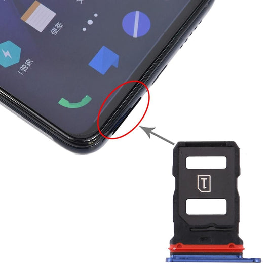 SIM Card Tray + SIM Card Tray for Vivo iQOO Pro (Blue)