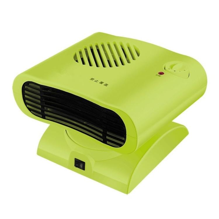 Mini Shaking Head Radiator Warmer Electric Heater Warm Air Blower (White)