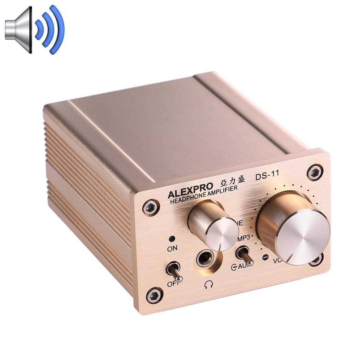 ALEXPRO DS-11 Portable Big Power Stereo Headphone Amplifier