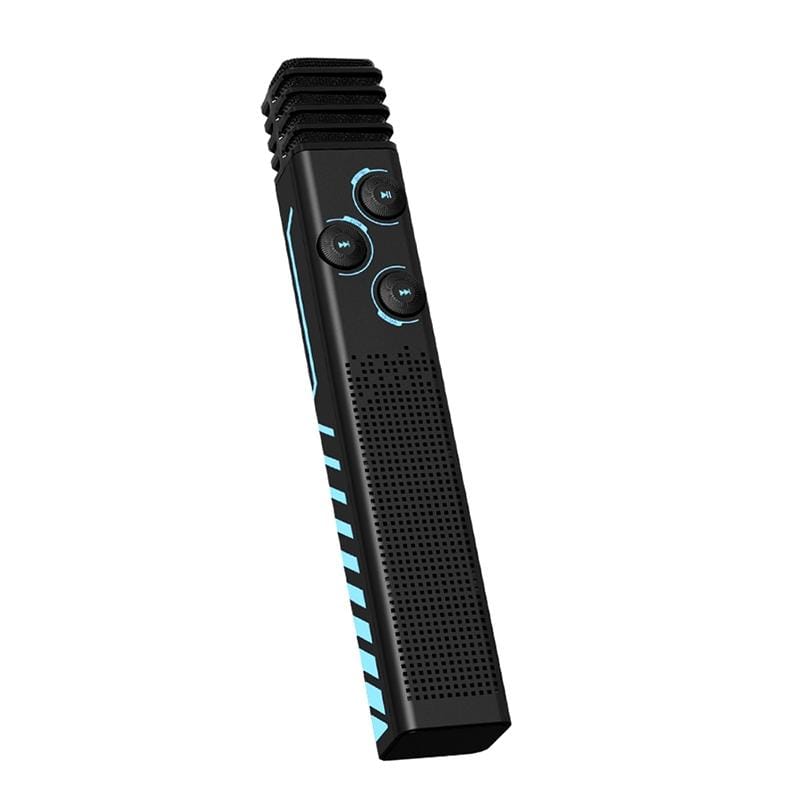 M11 Bluetooth 4.2 Mobile Phone Wireless Bluetooth Karaoke Microphone Speaker (White)