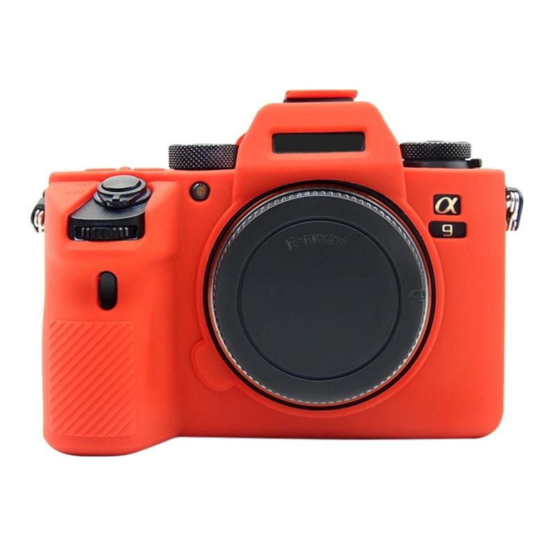 PULUZ Soft Silicone Protective Case for Sony A9  / A7 III/ A7R  III (Red)