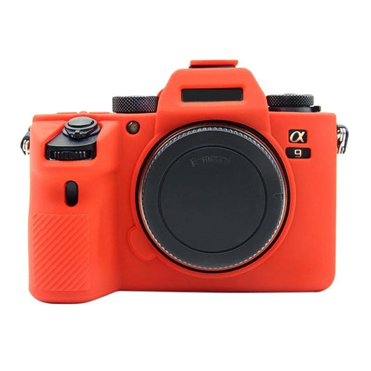 PULUZ Soft Silicone Protective Case for Sony A9  / A7 III/ A7R  III (Red)