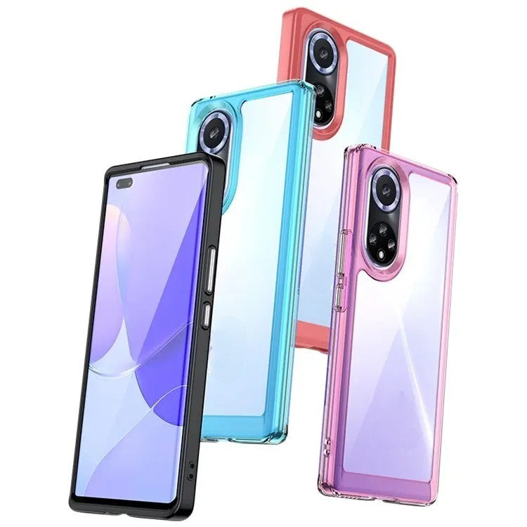 For Honor 50/Huawei nova 9 TPU + Acrylic Hybrid Wear-resistant Case Independent Buttons Anti-dirt Phone Shell