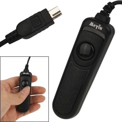Meyin RS-801/DC2 Remote Switch Shutter Release Cord for Nikon DSLR D7000,D5100,D5000,D3100,D90 (Black)
