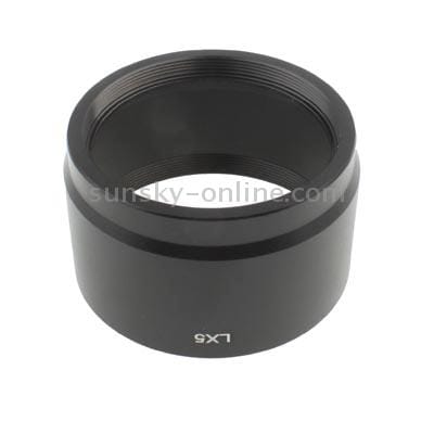 52mm Filter Lens Adapter Tube for Panasonic DMC-LX5 (Black)