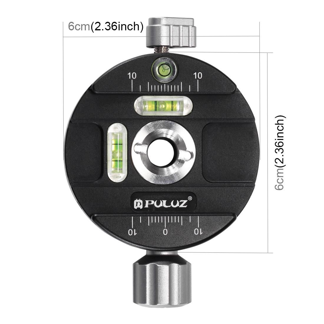 PULUZ Aluminum Alloy 360 Degree Panorama Ball Head for Camera Tripod Head