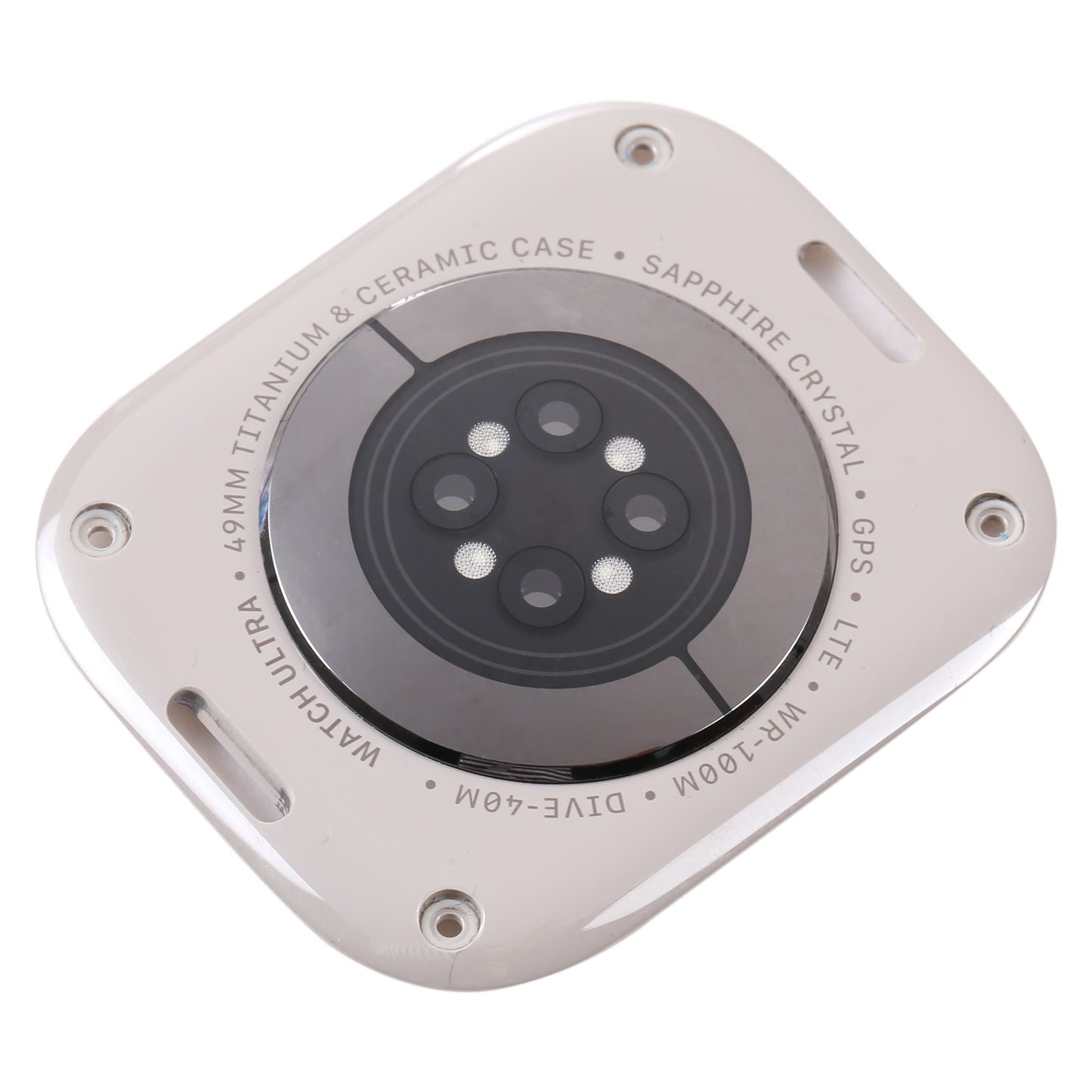 Glass Back Cover With Charging Module For Apple Watch Ultra 1 49mm