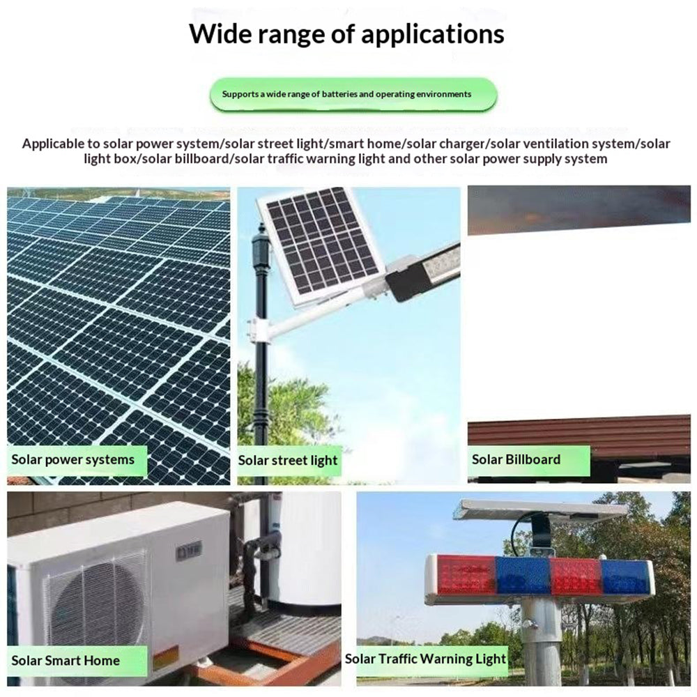 MPPT Solar Charge Controller LCD Display 12V / 24V Solar Panel Charger Regulator - 40A
