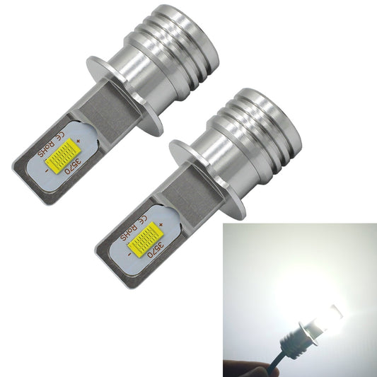 2 PCS H3 72W 1000LM 6000-6500K Super Bright Car Fog Light LED Bulbs, DC 12-24V(White Light)