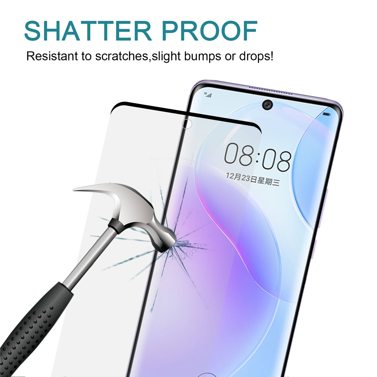 For Huawei nova 8 5G / nova 9 3D Curved Edge Full Screen Tempered Glass Film