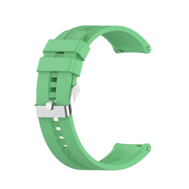 For Amazfit GTR 2e / GTR 2 22mm Silicone Replacement Strap Watchband with Silver Buckle, For Amazfit GTR 2e