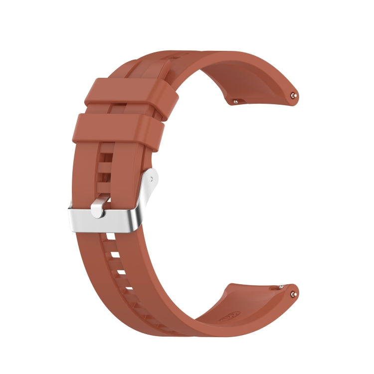 For Amazfit GTR 2e / GTR 2 22mm Silicone Replacement Strap Watchband with Silver Buckle, For Amazfit GTR 2e