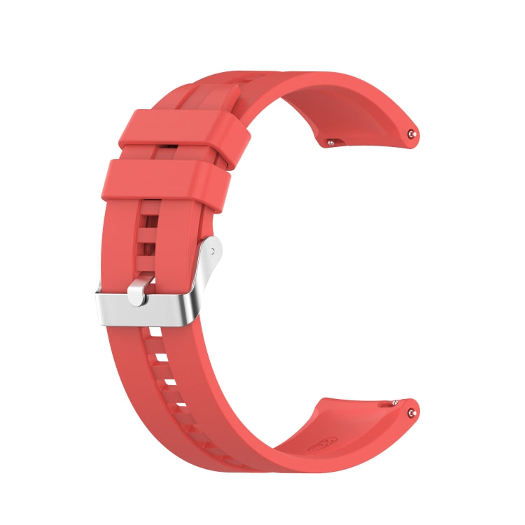 For Amazfit GTR 2e / GTR 2 22mm Silicone Replacement Strap Watchband with Silver Buckle, For Amazfit GTR 2e
