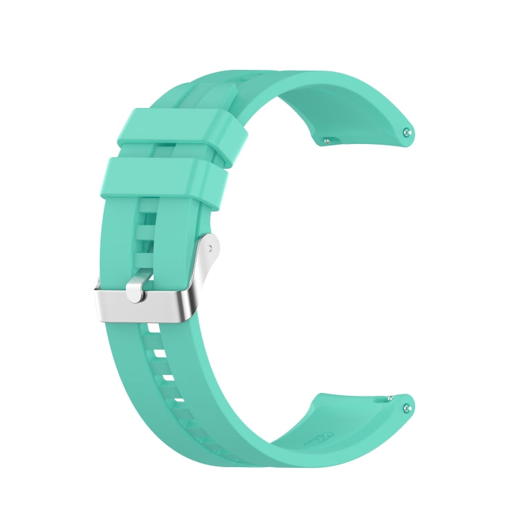 For Amazfit GTR 2e / GTR 2 22mm Silicone Replacement Strap Watchband with Silver Buckle, For Amazfit GTR 2e