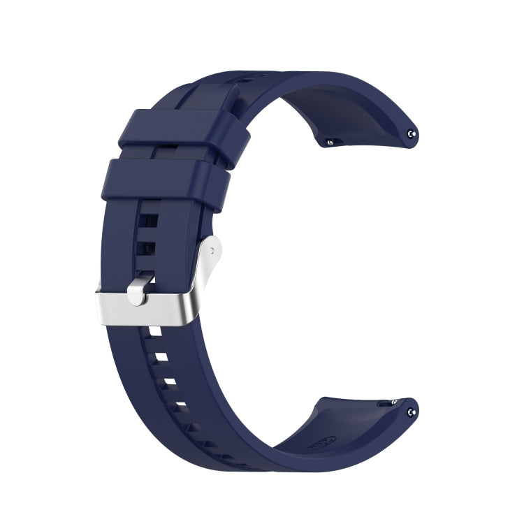 For Amazfit GTR 2e / GTR 2 22mm Silicone Replacement Strap Watchband with Silver Buckle, For Amazfit GTR 2e