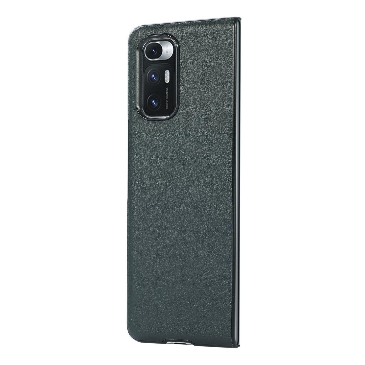 For Xiaomi Mi Mix Fold Genuine Leather Lambskin Texture Folding Protective Case(Green)
