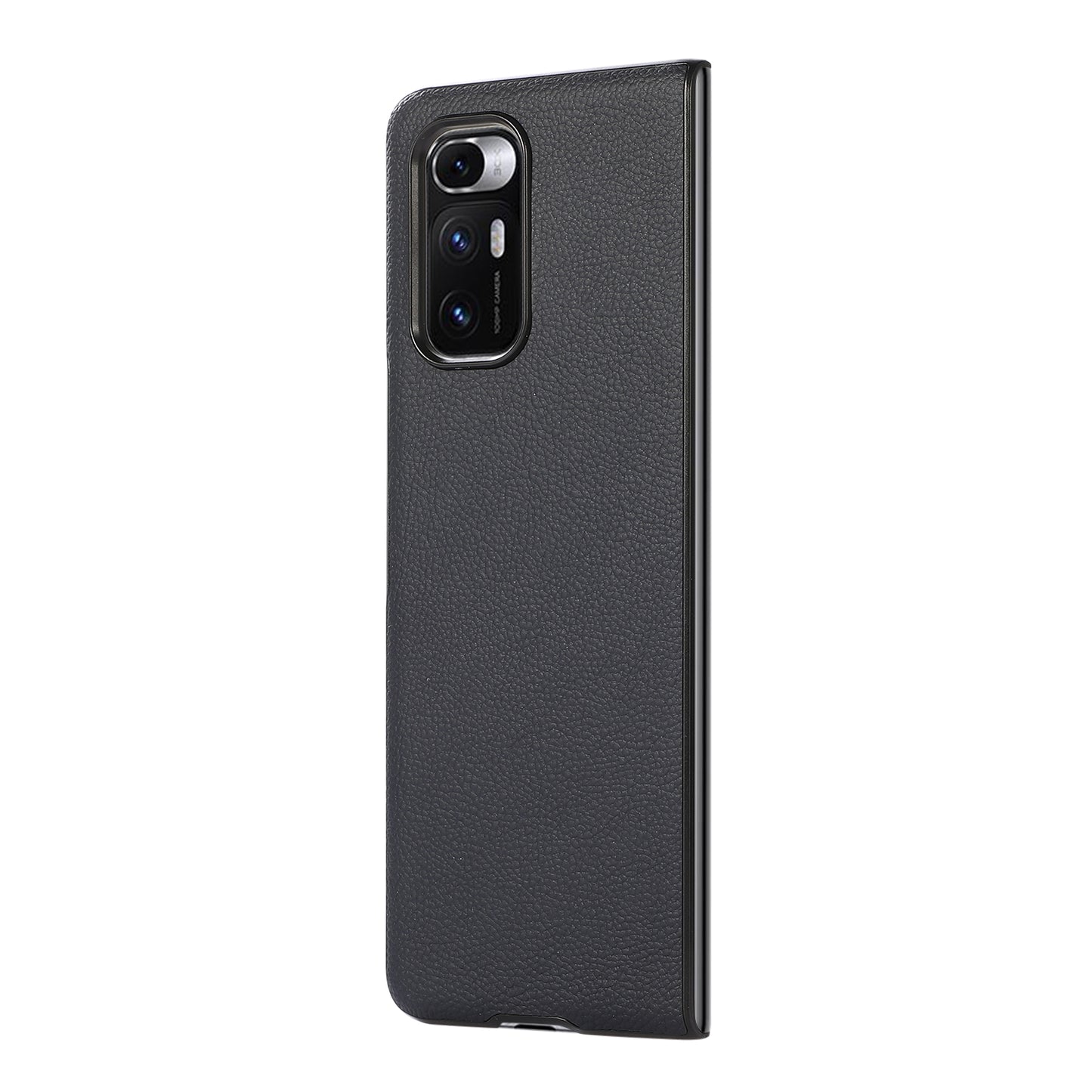 For Xiaomi Mi Mix Fold Genuine Leather Folding Protective Case(Blue)