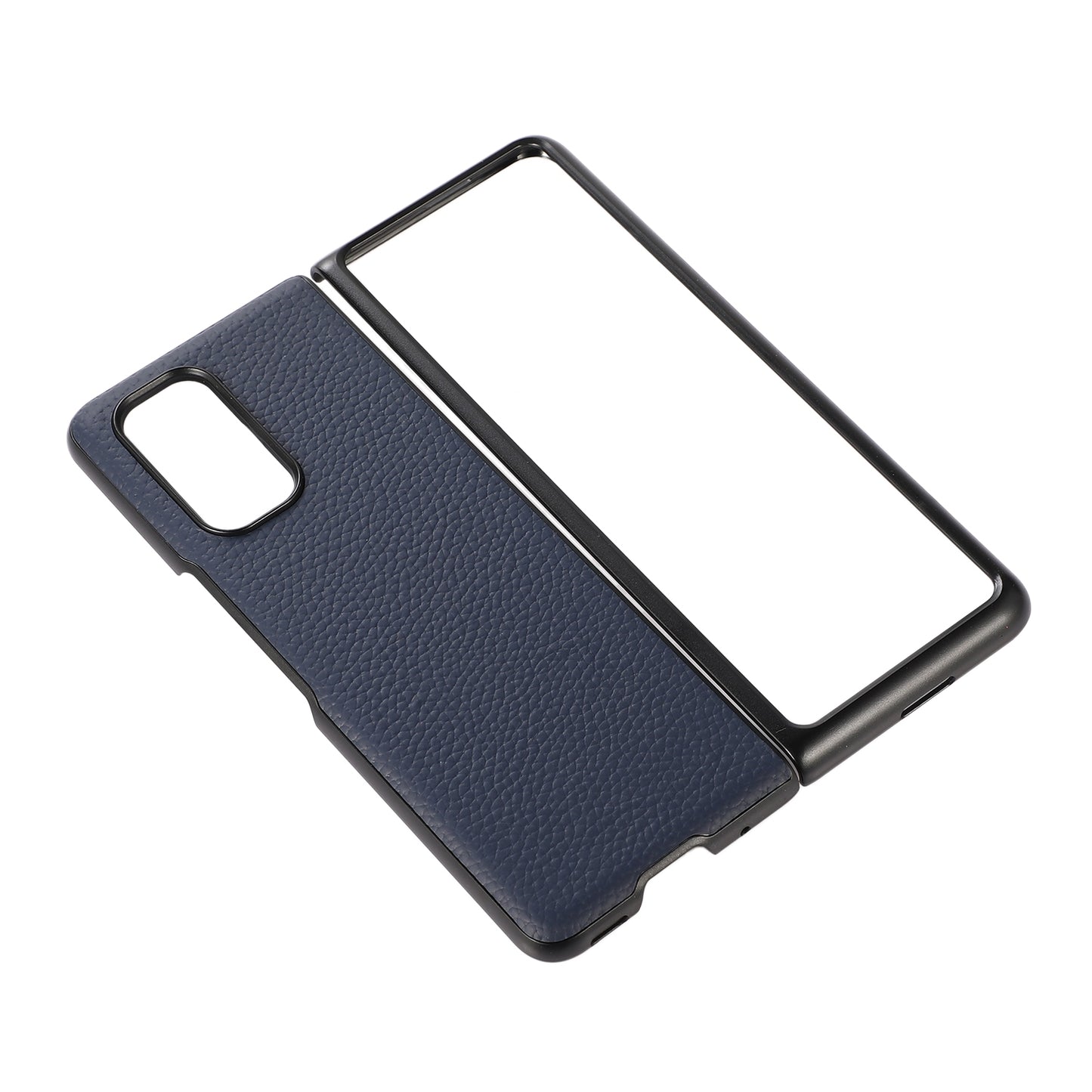 For Xiaomi Mi Mix Fold Litchi Texture Leather Folding Protective Case(Blue)