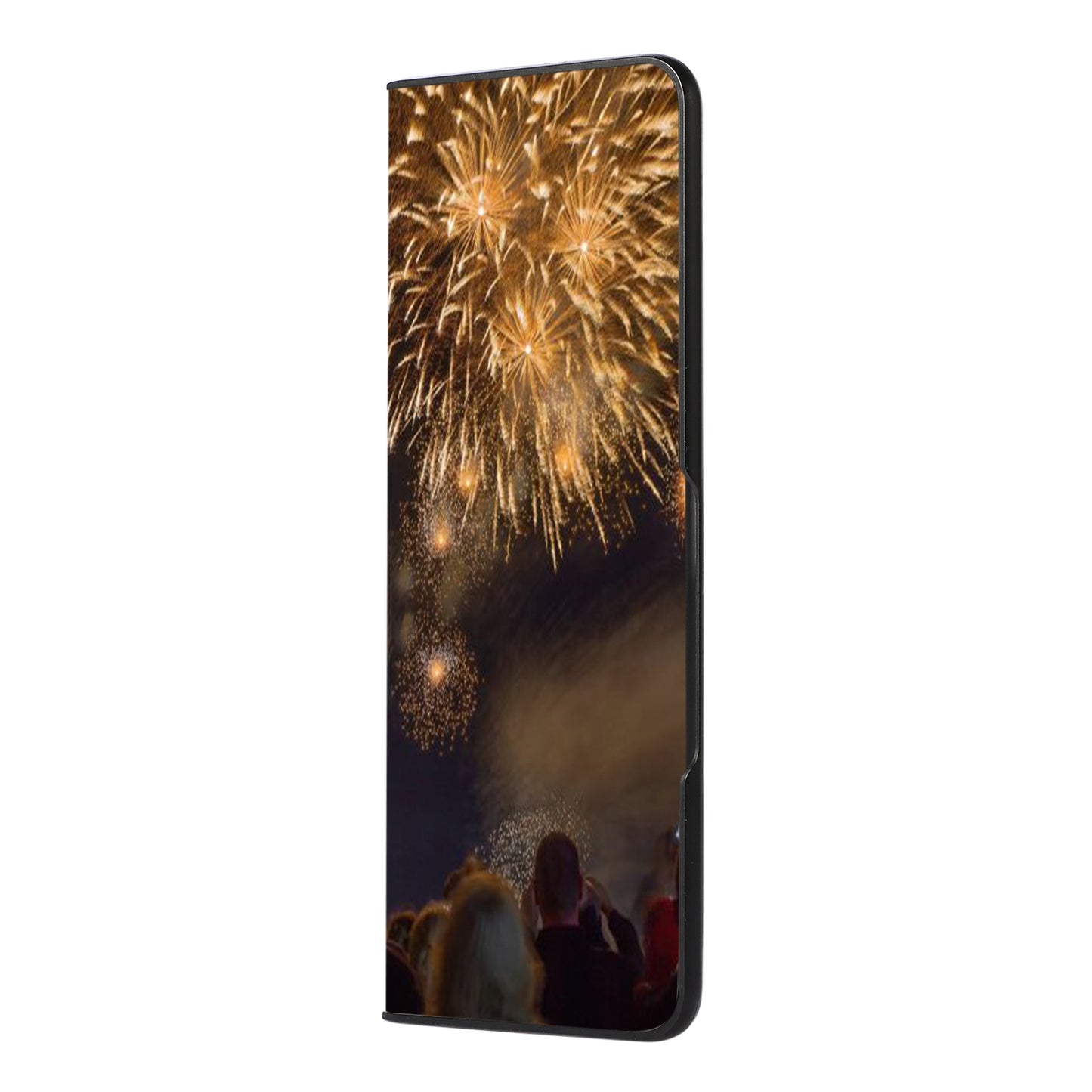For Xiaomi Mi Mix Fold Crocodile Texture Leather Folding Protective Case(Brown)