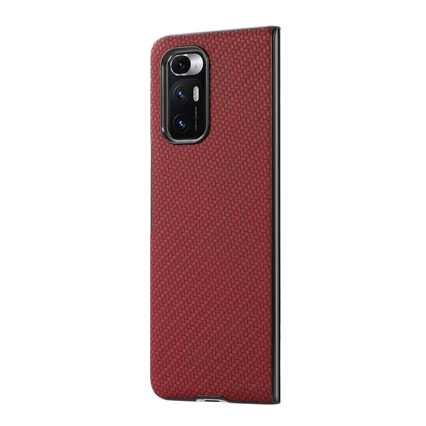 For Xiaomi Mi Mix Fold Carbon Fiber Leather Protective Case(Red)