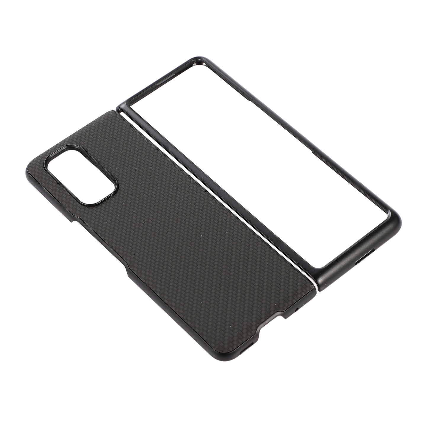 For Xiaomi Mi Mix Fold Carbon Fiber Leather Protective Case(Black)