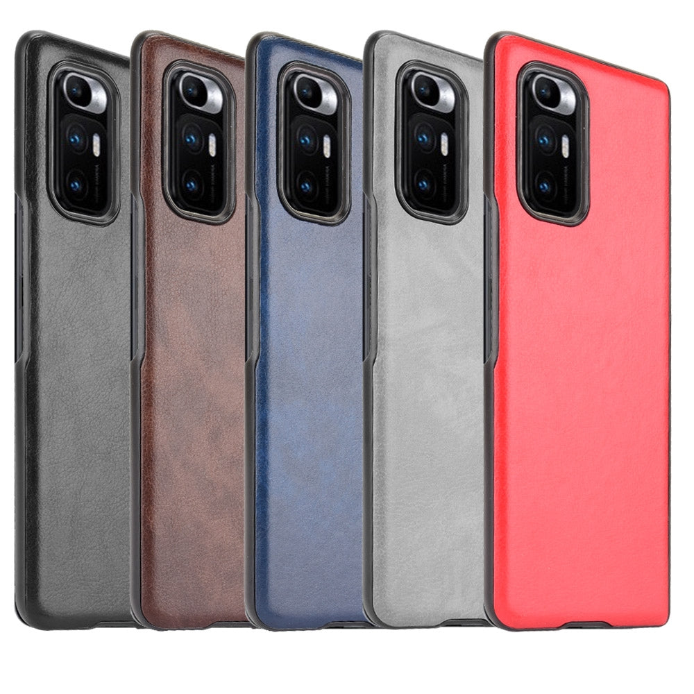 For Xiaomi Mi Mix Fold Shockproof Litchi Texture PC + PU Case(Brown)