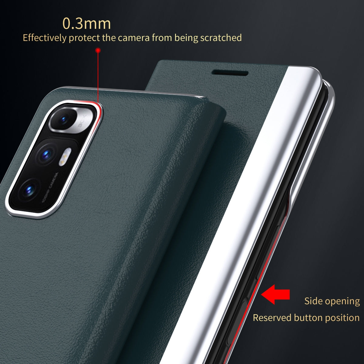 For Xiaomi Mix Fold Electroplated Horizontal Flip Leather Case with Holder(Pink)