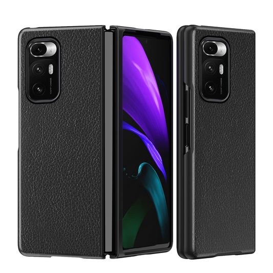 For Xiaomi Mi Mix Fold Foldable Protective Case, Pattern:Lychee Pattern(Black)