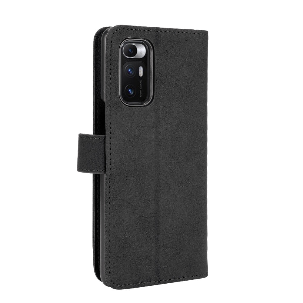 For Xiaomi Mi Mix Fold Solid Color Skin Feel Magnetic Buckle Horizontal Flip Calf Texture PU Leather Case with Holder & Card Slots & Wallet(Black)
