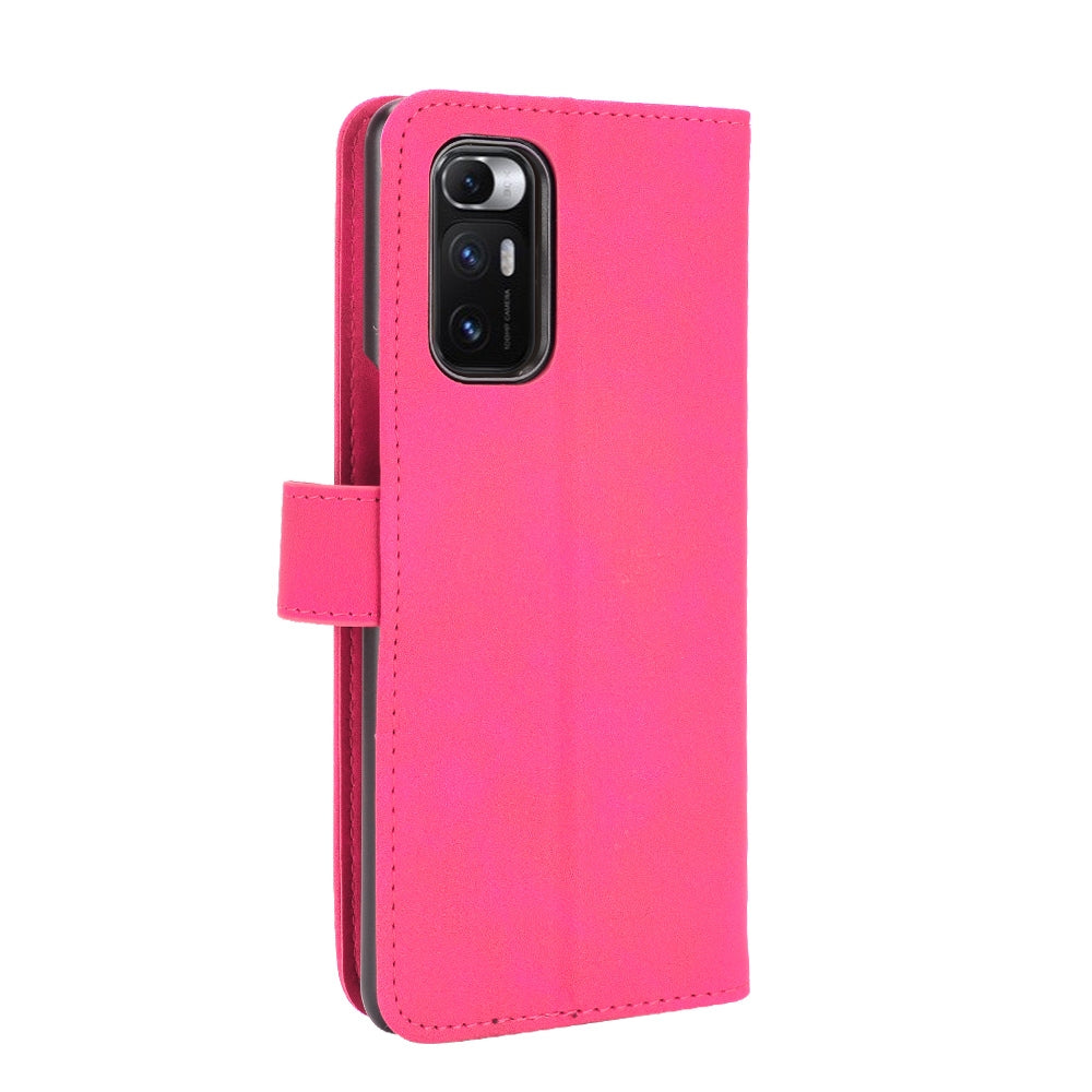 For Xiaomi Mi Mix Fold Solid Color Skin Feel Magnetic Buckle Horizontal Flip Calf Texture PU Leather Case with Holder & Card Slots & Wallet(Rose Gold)