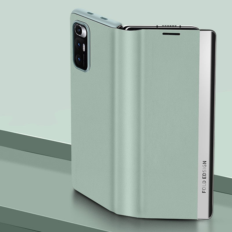 For Xiaomi Mi Mix Fold All Inclusive Matte PU Folding Leather Case(Green)
