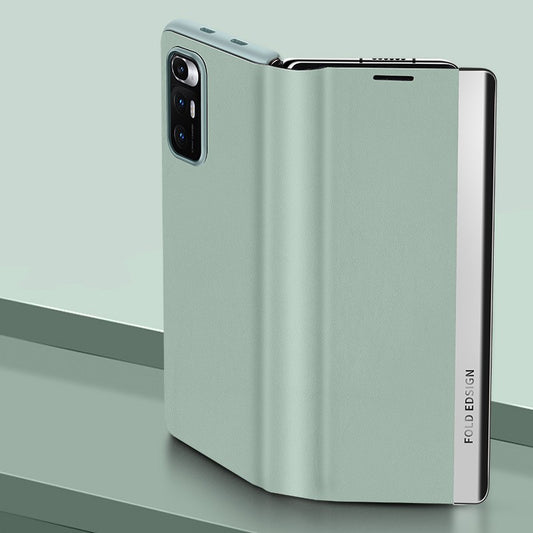 For Xiaomi Mi Mix Fold All Inclusive Matte PU Folding Leather Case(Green)