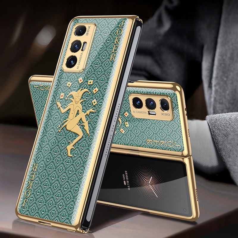 For Xiaomi Mi Mix Fold GKK Electroplating Painted Glass Phone Case(Clown)