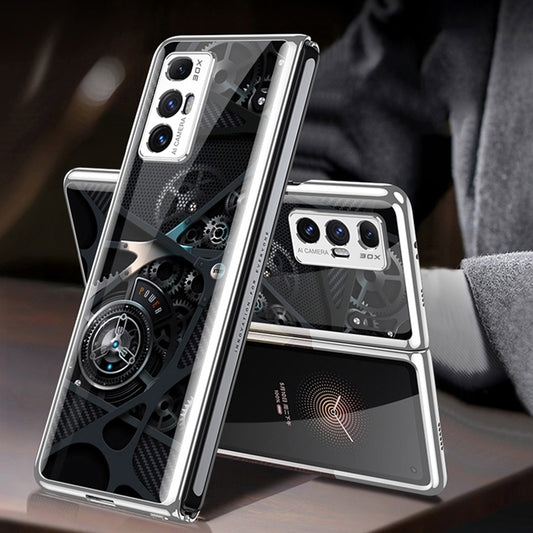 For Xiaomi Mi Mix Fold GKK Electroplating Painted Glass Phone Case(Mechanic)