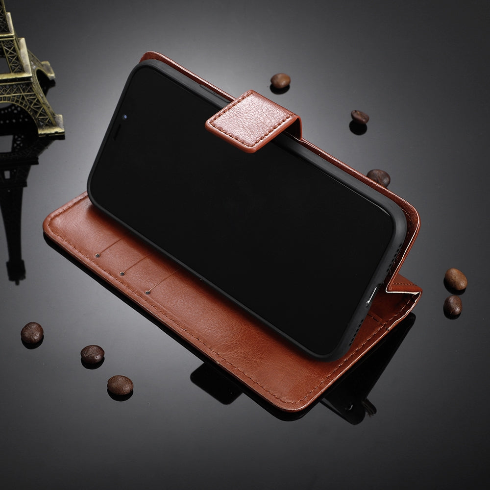 For Xiaomi Mi Mix Fold Crazy Horse Texture Horizontal Flip Leather Case with Holder & Card Slots & Lanyard(Black)