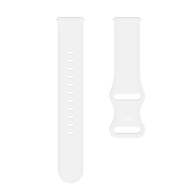 For Amazfit GTS 2e Butterfly Buckle Silicone Replacement Strap Watchband, 20mm, 22mm