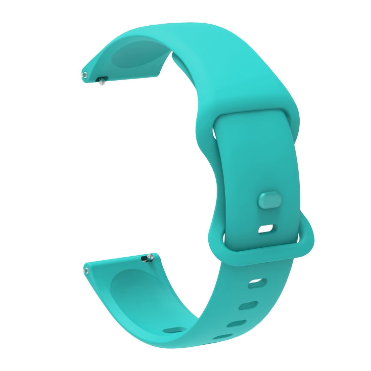 For Amazfit GTS 2e Butterfly Buckle Silicone Replacement Strap Watchband, 20mm, 22mm