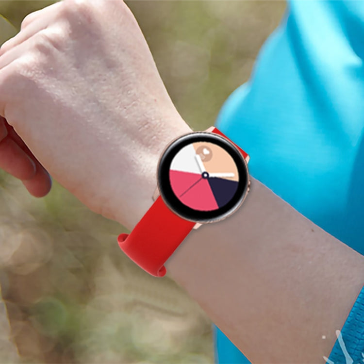 For Amazfit GTS 2e Butterfly Buckle Silicone Replacement Strap Watchband, 20mm, 22mm