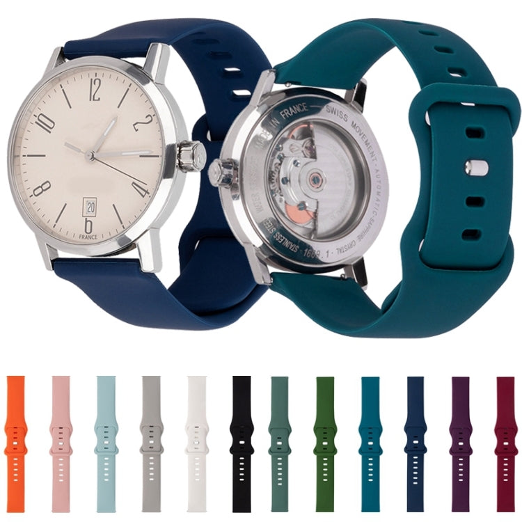 8-buckle Silicone Replacement Strap Watchband, For Amazfit Sport Watch / Sport Watch 2S, For Garmin Vivoactive 3