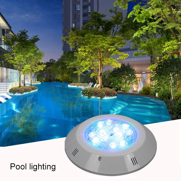 Swimming Pool ABS Wall Lamp LED Underwater Light, Power:24W(White)
