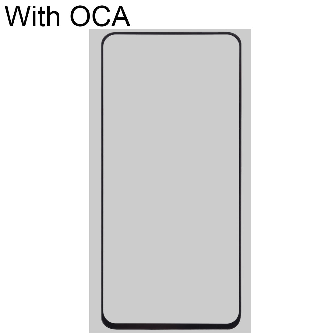 For Huawei Nova 4 Front Screen Outer Glass Lens with OCA Optically Clear Adhesive 