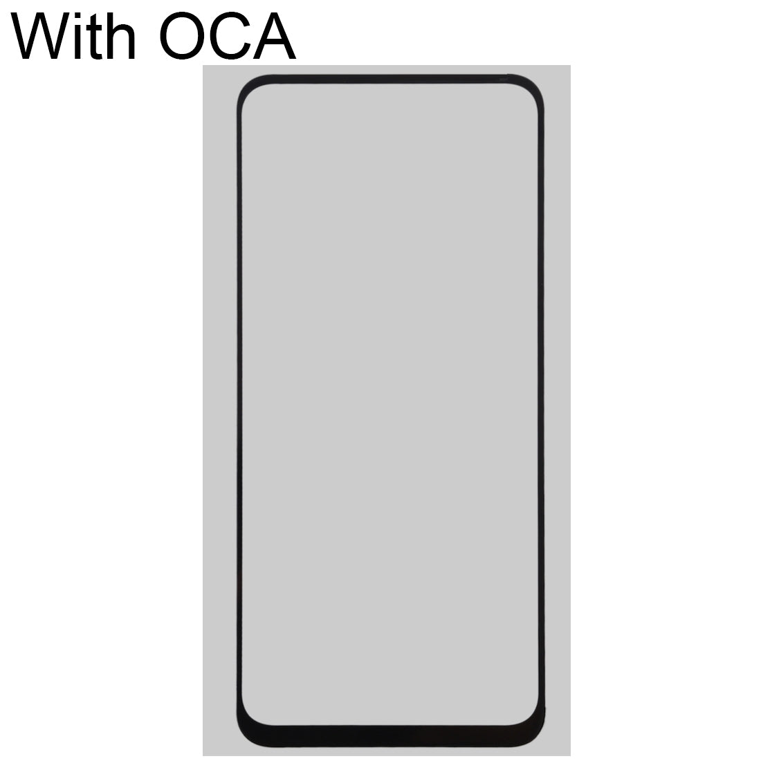 For Huawei Nova 5i Pro / Nova 5Z Front Screen Outer Glass Lens with OCA Optically Clear Adhesive 