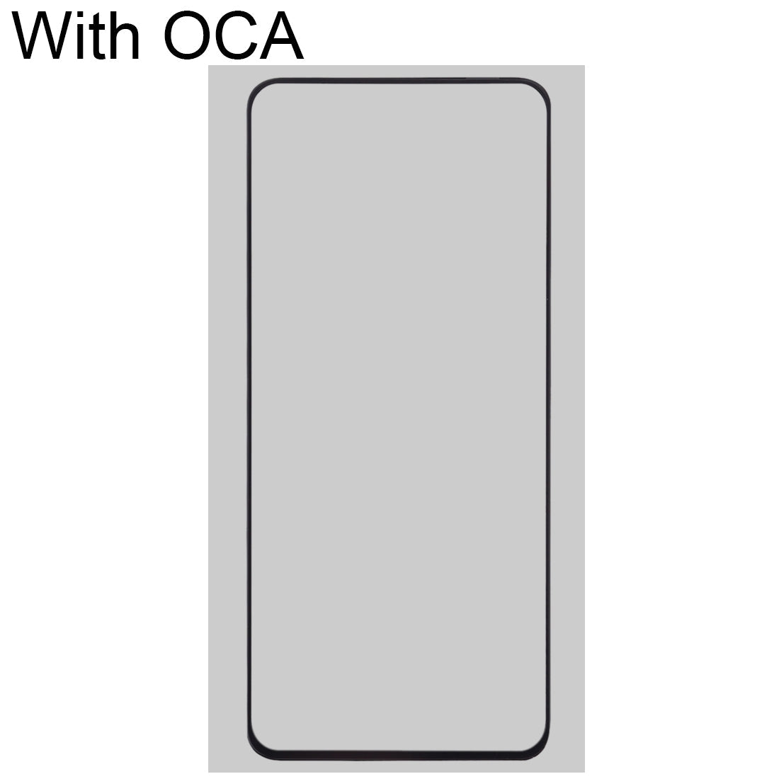 For Huawei P40 Front Screen Outer Glass Lens with OCA Optically Clear Adhesive 