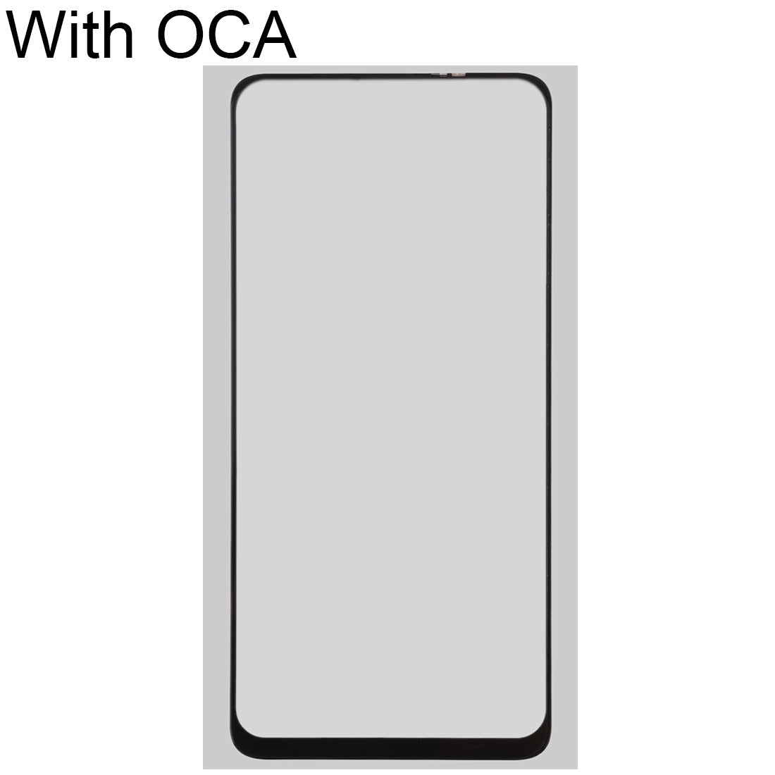 For Honor 9X Front Screen Outer Glass Lens with OCA Optically Clear Adhesive 
