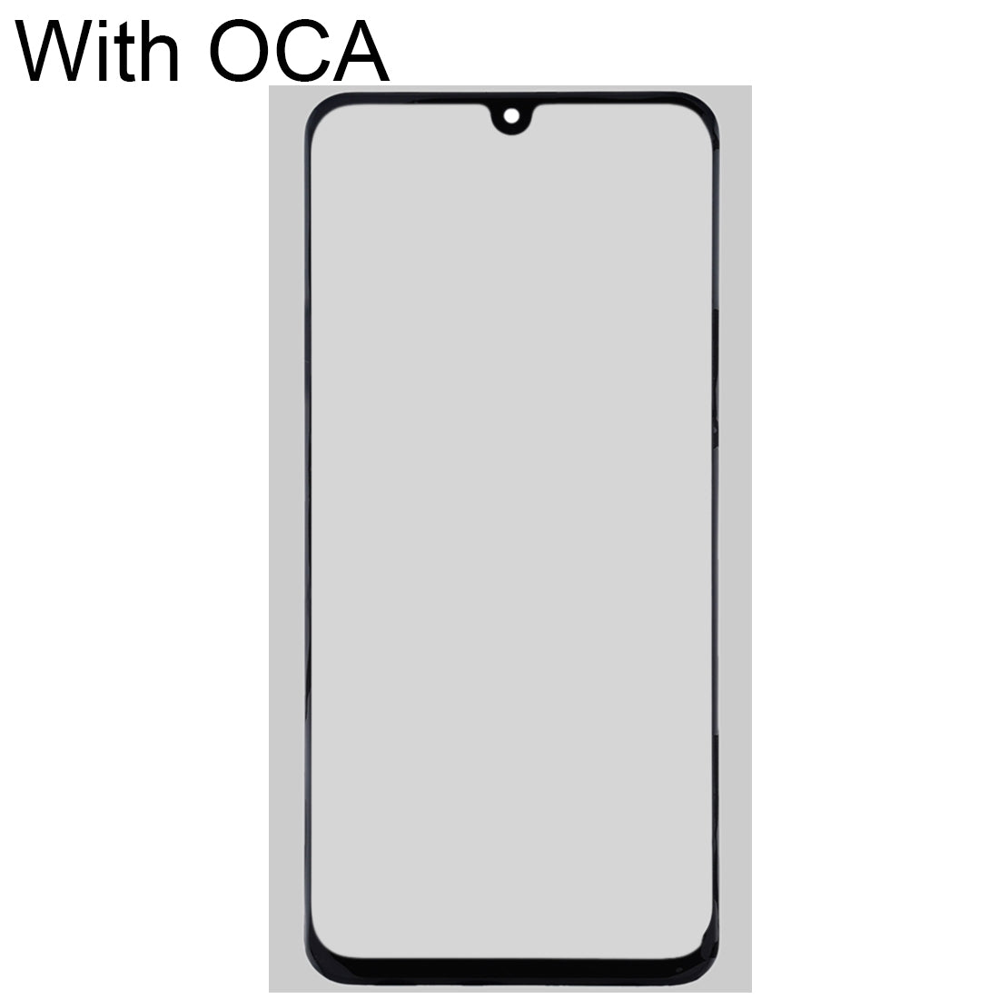 For Huawei Enjoy 9s / Maimang 8 Front Screen Outer Glass Lens with OCA Optically Clear Adhesive 