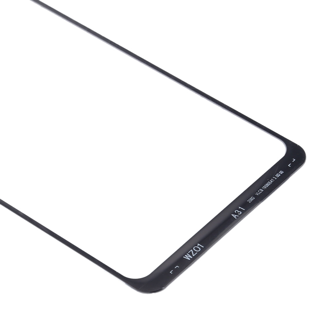 For Honor 9A Front Screen Outer Glass Lens with OCA Optically Clear Adhesive 