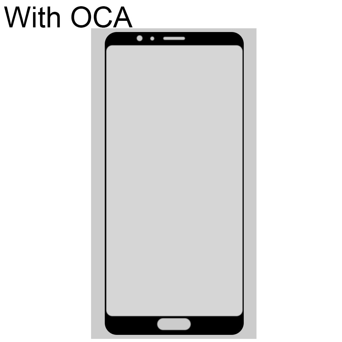 For Honor View 10/ V10 Front Screen Outer Glass Lens with OCA Optically Clear Adhesive 